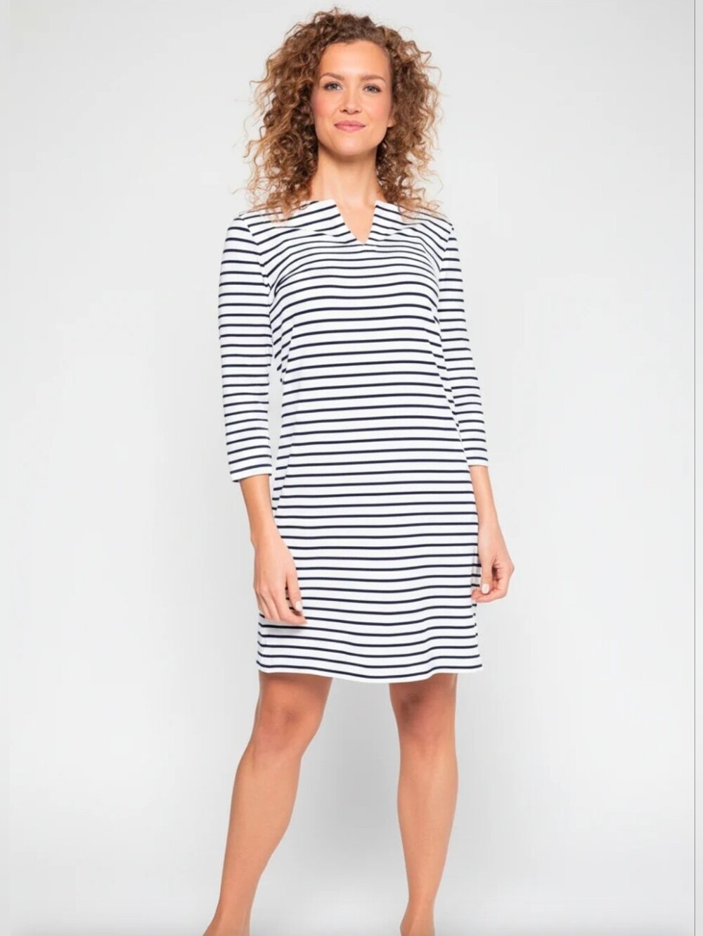 Coolibar UPF 50+ Excellent UV Protection Oceanside Tunic Dress 3/4 Sleeve sz M
